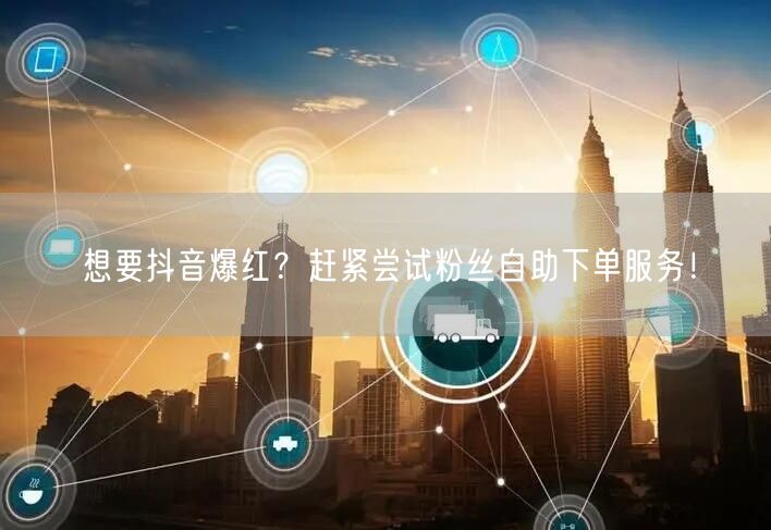 想要抖音爆红？赶紧尝试粉丝自助下单服务！